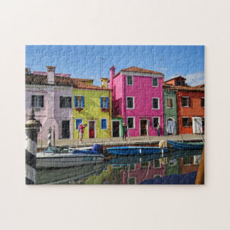 Burano Italy Canal II Jigsaw Puzzle