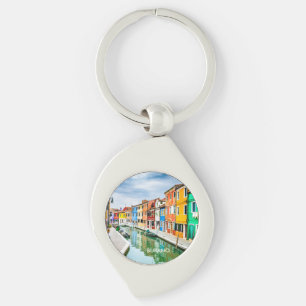 Burano, Italy Key Ring