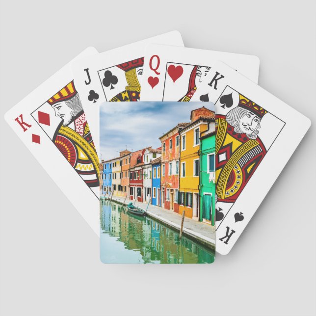 Burano, Italy Playing Cards (Back)