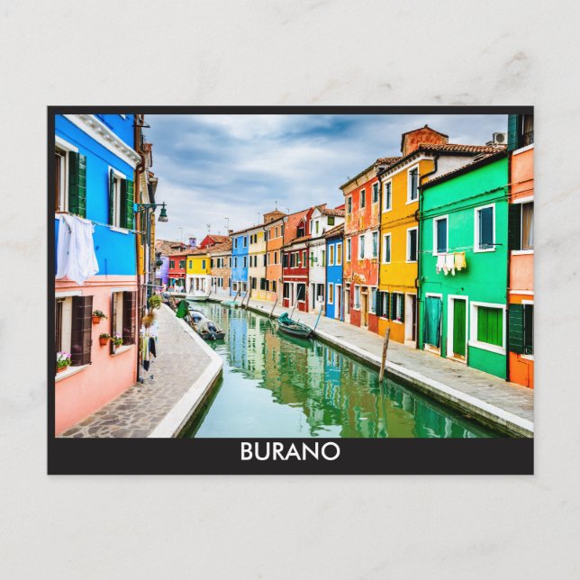 Burano, Italy Postcard (Front)