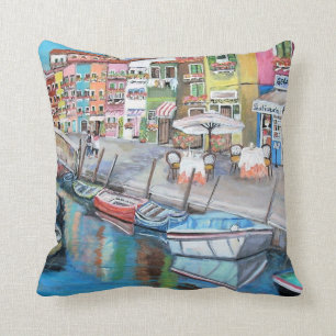Burano, Italy - Throw Pillow
