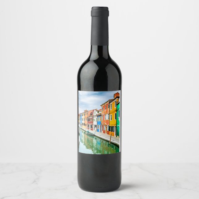 Burano, Italy Wine Label (Front)