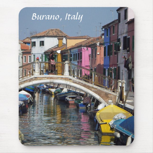 Burano;  Lace Island Mousepad (Front)