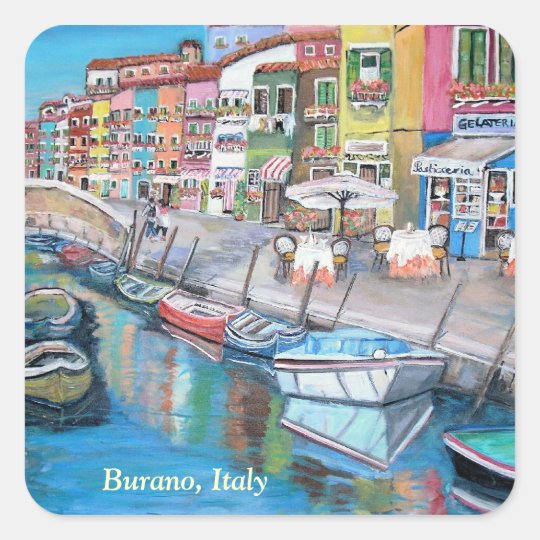 Burano, Venice - Sticker