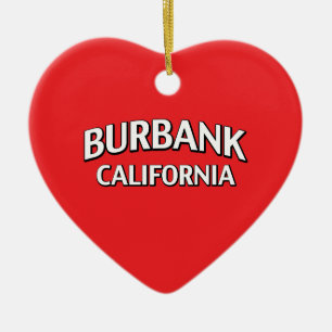 Burbank California Ceramic Tree Decoration
