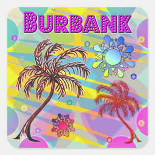 Burbank Happy and Hope Sticker