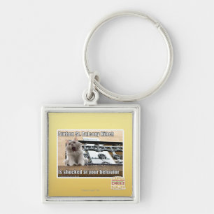 Burbon St. Balcony Kitteh Key Ring