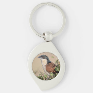Burchell's Coucal Key Ring