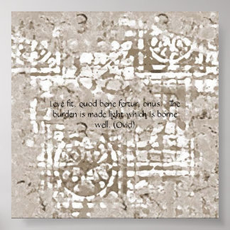 "Burden Made Light" on "Crumbly Castle Wall" Poster