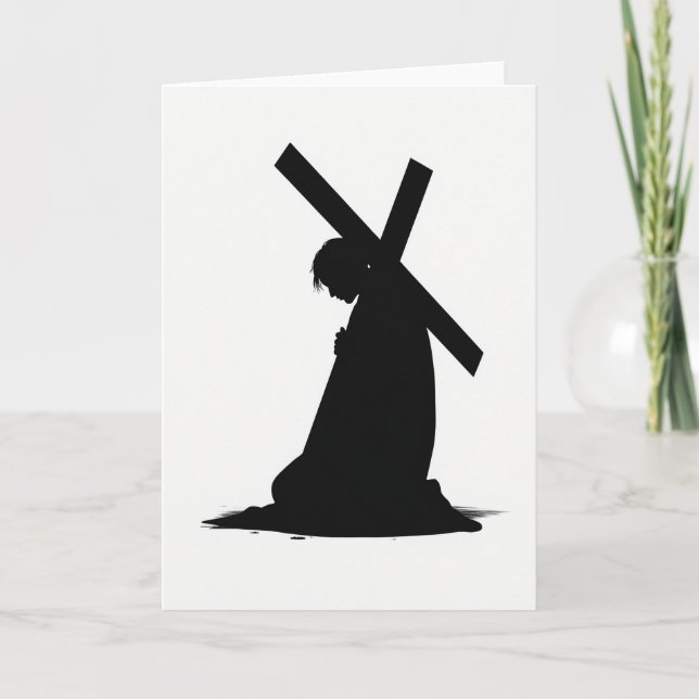 Burden Of Grief Sympathy Card (Front)