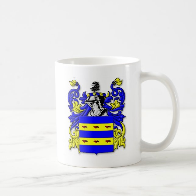 Burdette Coat of Arms Coffee Mug (Right)
