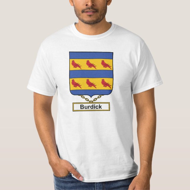Burdick Family Crest T-Shirt (Front)