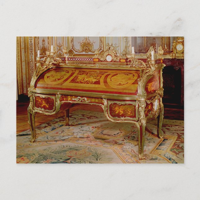 Bureau du Roi by Oeben and Riesener Postcard (Front)