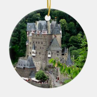 Burg Eltz castle, Germany Ceramic Tree Decoration