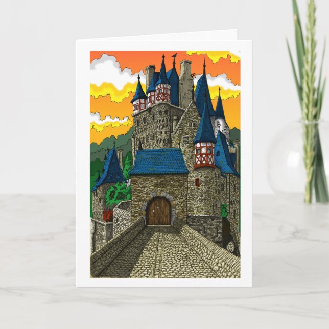 Burg Eltz - In Colour - Greeting Card (Front)