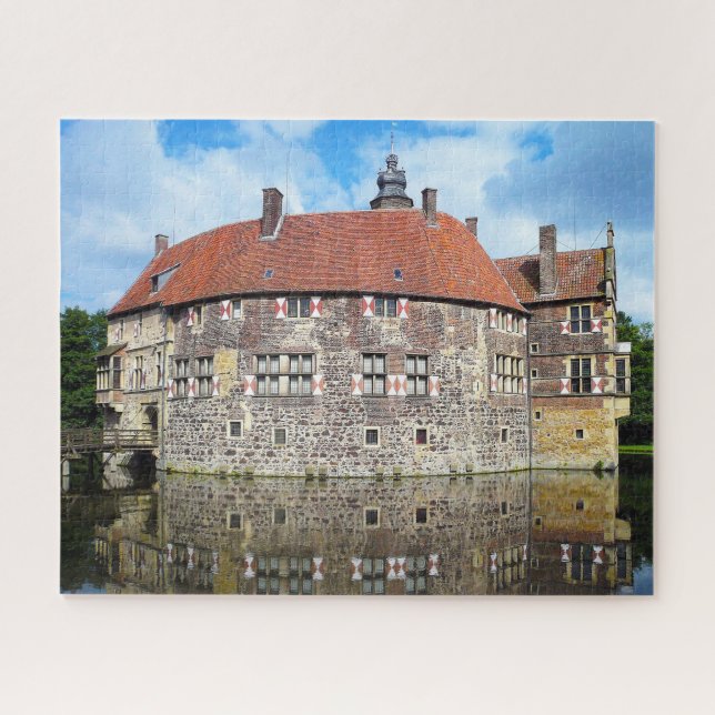 Burg Vischering Castle Germany. Jigsaw Puzzle (Horizontal)