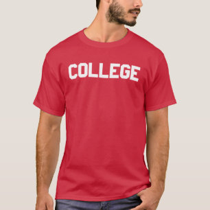 Burgandy College T-Shirt