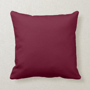 burgandy pillow
