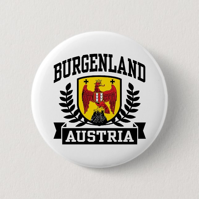 Burgenland Austria 6 Cm Round Badge (Front)