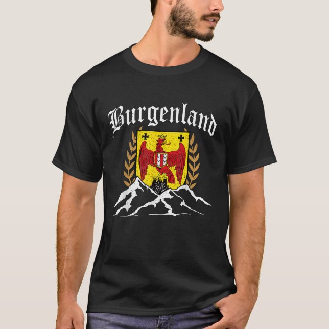 Burgenland Coat of Arms Burgenl nder Austria  T-Shirt (Front)