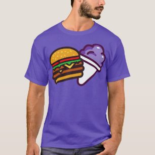 Burger and a Grape Snow Cone T-Shirt