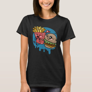 Burger And Fries Bestfriends Perfect Combo Grilled T-Shirt