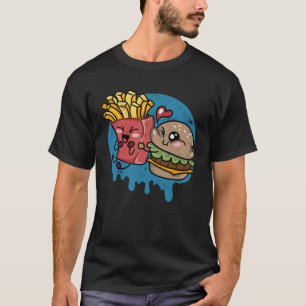 Burger And Fries Bestfriends Perfect Combo Grilled T-Shirt