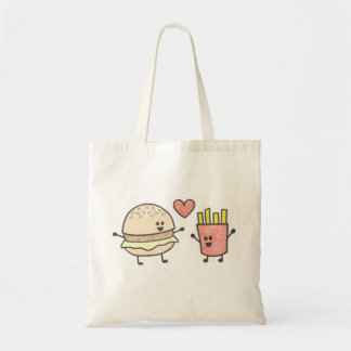 Burger and Fries Tote Bag