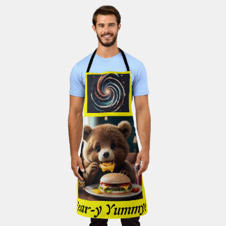 Burger Bear Bliss Apron