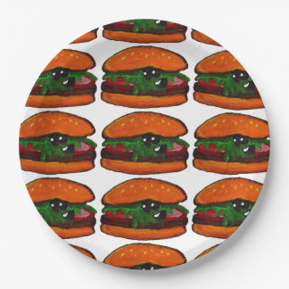 Burger Birthday Party Napkin Paper Plate