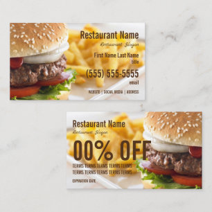 Burger Business Card