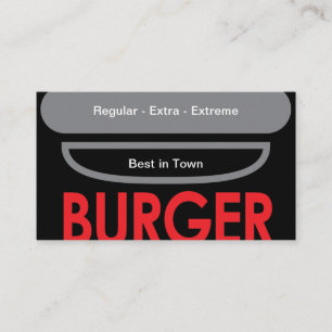 Burger Business Card