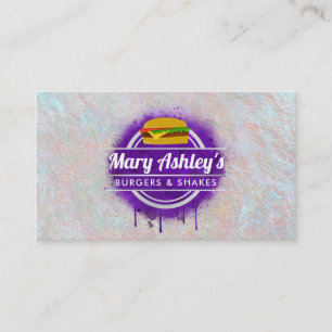 Burger business cards