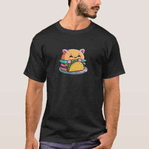 Burger Cat Taco - Cute, Whimsical, Funny, Food T-Shirt