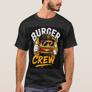 🍔 Burger Crew Creative Restaurant Kitchen Staff T-Shirt