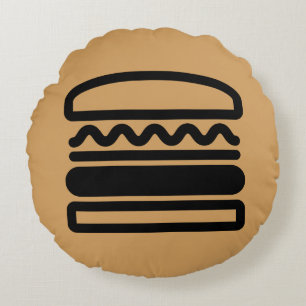 Burger Dreams Round Cushion