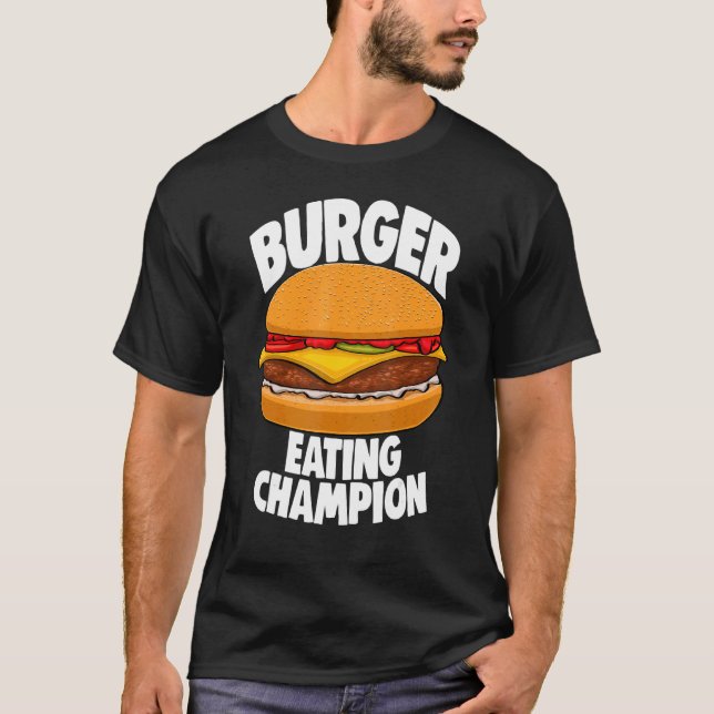 Burger Eating Champion Burger Tees Women Foodie (Front)