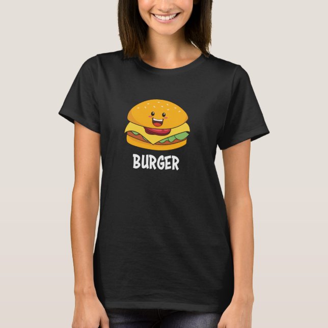 Burger & Fries Matching Couple Halloween Best Frie T-Shirt (Front)