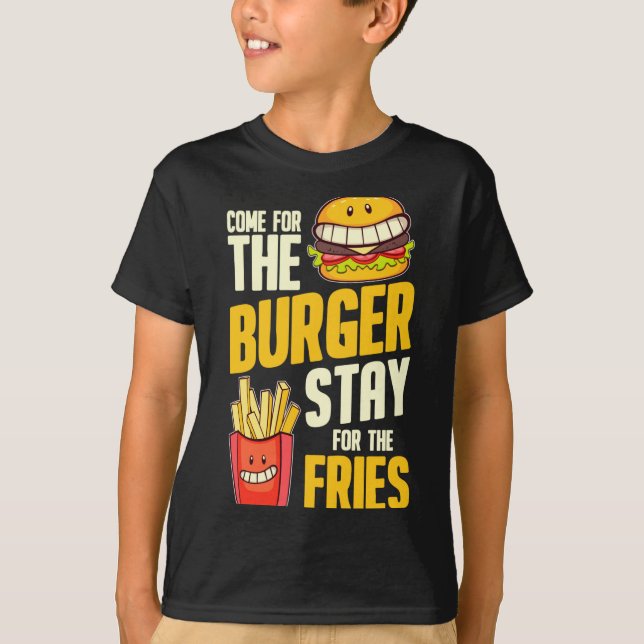 Burger hamburger bbq meat - cheeseburger T-Shirt (Front)