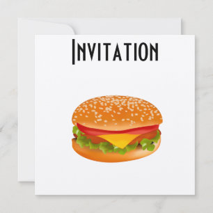 Burger Invitation
