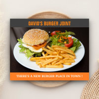 Burger Joint Opening | Now Open | Direct Mail