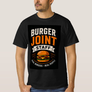 🍔 Burger Joint Staff Fast Food Restaurant Team 🍟 T-Shirt