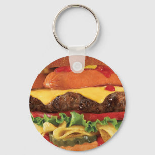 burger key ring