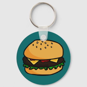 Burger keychain