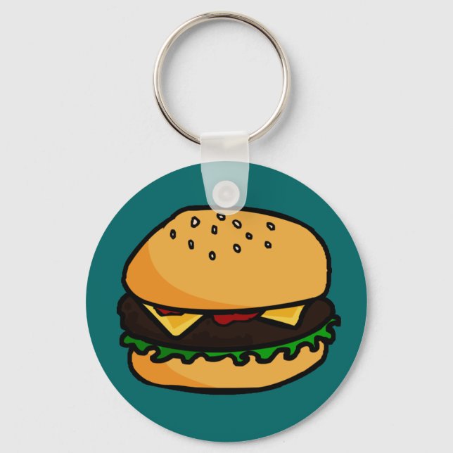 Burger keychain (Front)