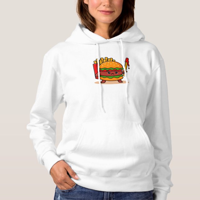 Burger Knight Hoodie (Front)