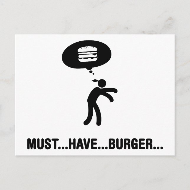 Burger Lover Postcard (Front)