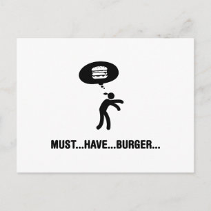 Burger Lover Postcard