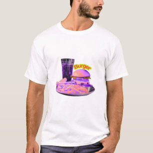 Burger Lover T-Shirt -Fast Food Graphic Design Tee
