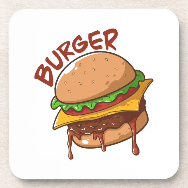 Burger Lovers Coaster (Front)